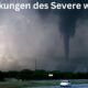 Wie lauten die Tabellen mit den Auswirkungen des Severe weather